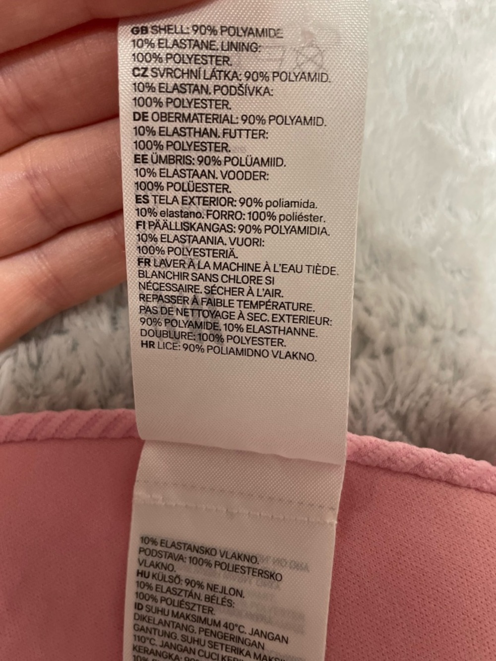 H&M Multi-Way Padded Ribbed Triangle Bikini Top - Picture 8 of 10